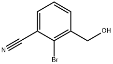 2-溴-3-(羟基甲基)苯甲腈, 1086429-88-0, 结构式