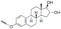 ethinyl estriol 化学構造式