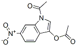 1-ACETYL-6-NITRO-1H-INDOL-3-YL ACETATE 结构式
