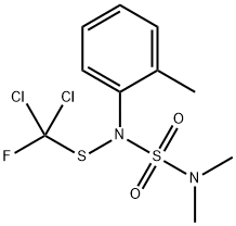 N-(Dichlorofluoromethylthio)-N',N'-dimethyl-N-o-tolylsulfamide,1087-94-1,结构式