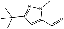 3-tert-butyl-1-Methyl-1H-pyrazole-5-carbaldehyde Struktur