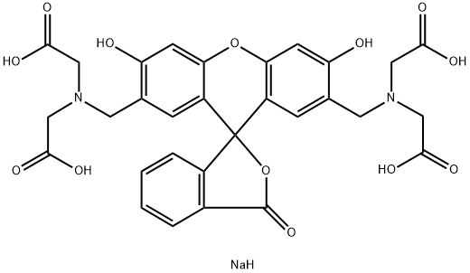钙黄绿素钠盐,大约2-3 NA,108750-13-6,结构式
