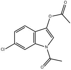 6-CHLOROINDOXYL-1,3-DIACETATE Structure