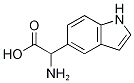 ALPHA-氨基-1H-吲哚-5-乙酸 结构式