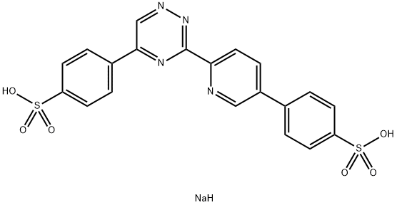 3-(4-苯基-2-吡啶)-5-苯基-1,2,4-噻嗪二磺酸钠,108775-03-7,结构式