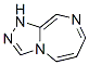 1H-1,2,4-トリアゾロ[4,3-A][1,4]ジアゼピン 化学構造式