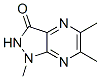 1H-Pyrazolo[3,4-b]pyrazin-3-ol,1,5,6-trimethyl-(6CI) 结构式