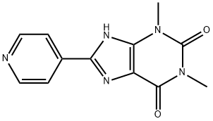 1,3-Dimethyl-8-(pyridin-4-yl)-1H-purine-2,6(3H,7H)-dione,1088-64-8,结构式