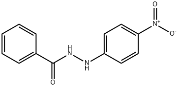 Benzoic acid 2-(p-nitrophenyl)hydrazide,1088-95-5,结构式