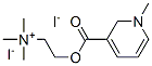 trimethyl-[2-(1-methylpyridine-5-carbonyl)oxyethyl]azanium diiodide 结构式