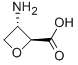 (2S, 3S)-3-AMINO-2-OXETANECARBOXYLIC ACID Structure