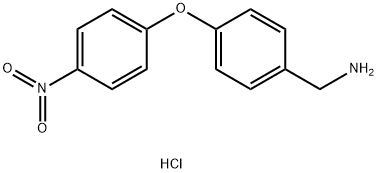 (4-(4-nitrophenoxy)phenyl)MethanaMine hydrochloride Struktur