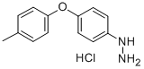 4-(4-METHYLPHENOXY)PHENYLHYDRAZINE HYDROCHLORIDE Structure