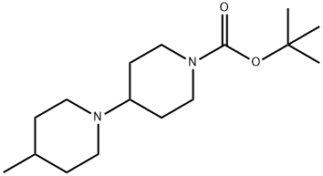 N-Boc-4'-Methyl-[1,4']bipiperidinyl Struktur