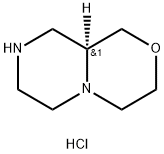 (S)-Octahydropyrazino[2,1-c][1,4]oxazine Struktur