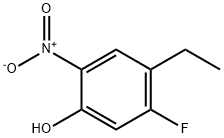4-乙基-5-氟-2-硝基苯酚,1089282-51-8,结构式