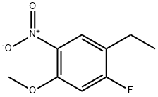 1-ethyl-2-fluoro-4-Methoxy-5-nitrobenzene Struktur