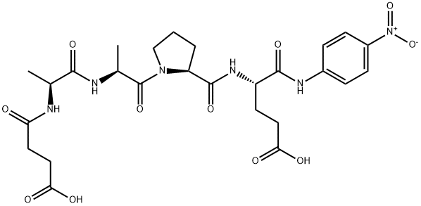 SUC-ALA-ALA-PRO-GLU-PNA,108929-37-9,结构式