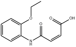 2-butenoic acid, 4-[(2-ethoxyphenyl)amino]-4-oxo-, (2Z)- Struktur