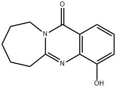 Azepino[2,1-b]quinazolin-12(6H)-one,  7,8,9,10-tetrahydro-4-hydroxy- Struktur