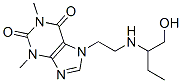 7-(2-(1-hydroxy-2-butylamino)ethyl)theophylline Structure