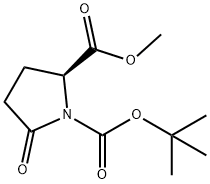Boc-L-Pyroglutamic acid methyl ester Struktur