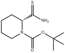 (R)-tert-butyl 2-carbamothioylpiperidine-1-carboxylate Struktur