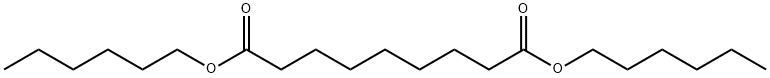 DI-N-HEXYL AZELATE Structure