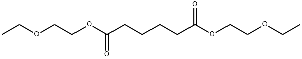 ブタン-1,4-ジカルボン酸ビス(2-エトキシエチル) 化学構造式