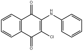 3-anilino-2-chloro-1,4-naphthoquinone,1090-16-0,结构式