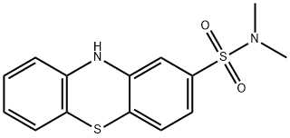 N,N-二甲基吩噻嗪-2-磺酰胺, 1090-78-4, 结构式