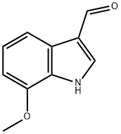7-Methoxy-3-indolecarboxaldehyde Struktur