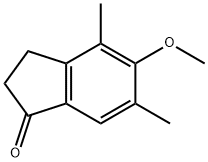 4,6-DIMETHYL-5-METHOXY-1-INDANONE Struktur