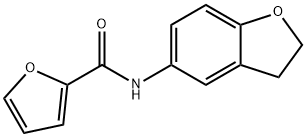 N-(2,3-二氢苯并呋喃-5-基)呋喃-2-甲酰胺 结构式