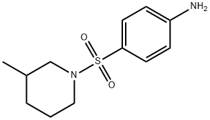 4-[(3-methylpiperidin-1-yl)sulfonyl]aniline(SALTDATA: FREE) 化学構造式