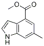 1H-Indole-4-carboxylic acid, 6-Methyl-, Methyl ester,1090903-90-4,结构式