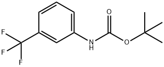 [3-(トリフルオロメチル)フェニル]カルバミン酸TERT-ブチル 化学構造式
