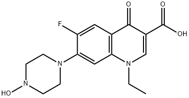 N-Hydroxy Norfloxacin Struktur