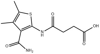 N-(3-CARBAMOYL-4,5-DIMETHYL-THIOPHEN-2-YL)-SUCCINAMIC ACID