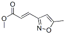 2-Propenoicacid,3-(5-methyl-3-isoxazolyl)-,methylester(9CI) 结构式