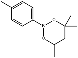 4,4,6-Trimethyl-2-(4-methylphenyl)-1,3,2-dioxaborinane Structure
