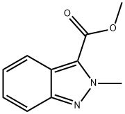 2-甲基-2H-吲唑-3-羧酸甲酯,109216-61-7,结构式