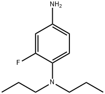 2-Fluoro-N-1,N-1-dipropyl-1,4-benzenediamine Structure