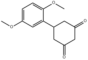 5-(2,5-二甲氧苯基)环己烷-1,3-二酮,1092288-84-0,结构式