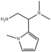 N1,N1-Dimethyl-1-(1-methyl-1H-pyrrol-2-yl)ethane-1,2-diamine Structure