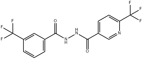 6-(trifluoromethyl)-N'-[3-(trifluoromethyl)benzoyl]nicotinohydrazide|6-(三氟甲基)-N'-(3-(三氟甲基)苯甲酰基)烟酰肼