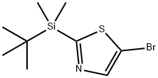 5-溴-2-(叔丁基二甲基甲硅烷基)噻唑, 1092351-70-6, 结构式