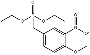 Phosphonic acid, P-[(4-Methoxy-3-nitrophenyl)Methyl]-, diethyl ester Struktur