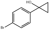 1-(4-溴苯基)环丙醇 结构式