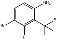 4-Bromo-3-fluoro-2-(trifluoromethyl)aniline Struktur
